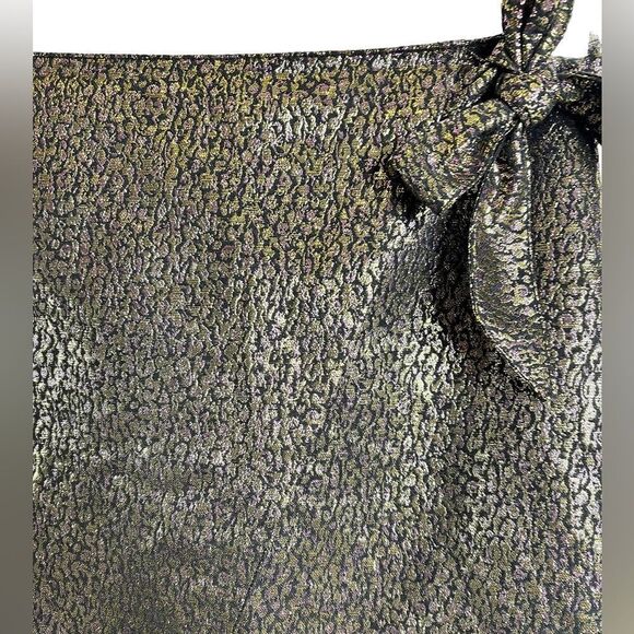 Express metallic pink and gold mini skirt sz 4 - Picture 3 of 6